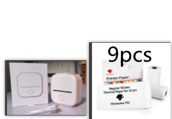 Portable Mini Thermal Label & Photo Printer – Bluetooth, No Ink Required