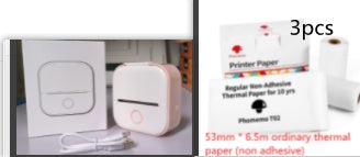 Portable Mini Thermal Label & Photo Printer – Bluetooth, No Ink Required