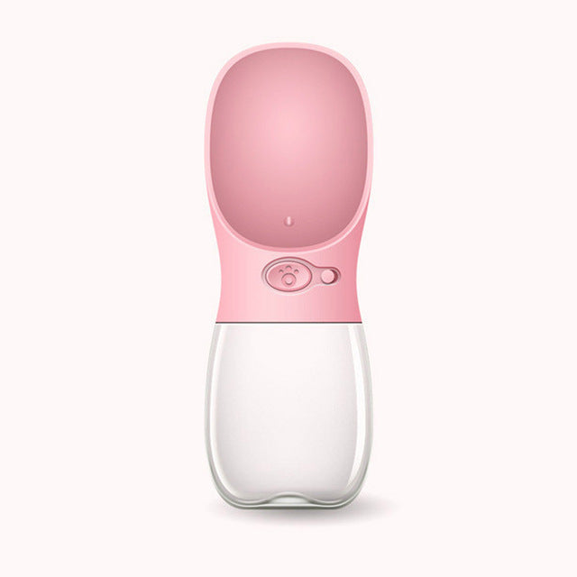 Portable Pet Water Bottle – 350ml & 550ml, One-Touch Leak-Proof Design