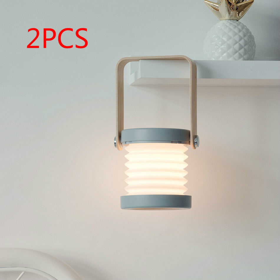 Foldable Touch Dimmable LED Lantern – USB Rechargeable Night Light
