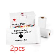 Portable Mini Thermal Label & Photo Printer – Bluetooth, No Ink Required