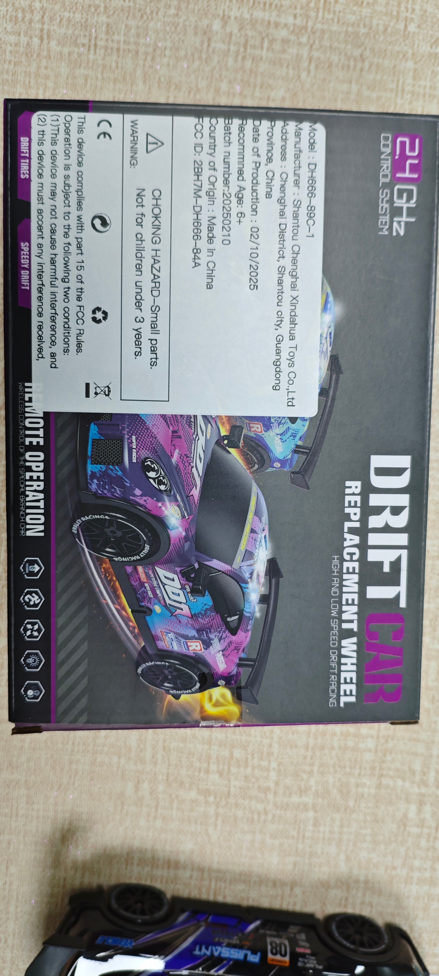GTR Four-wheel Drive Drift Car Remote Control Car Black,only Can Be Used On TK