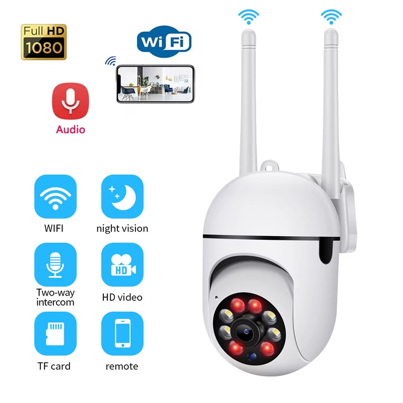 1080P WiFi Indoor PTZ Security Camera – Night Vision 2.4GHz