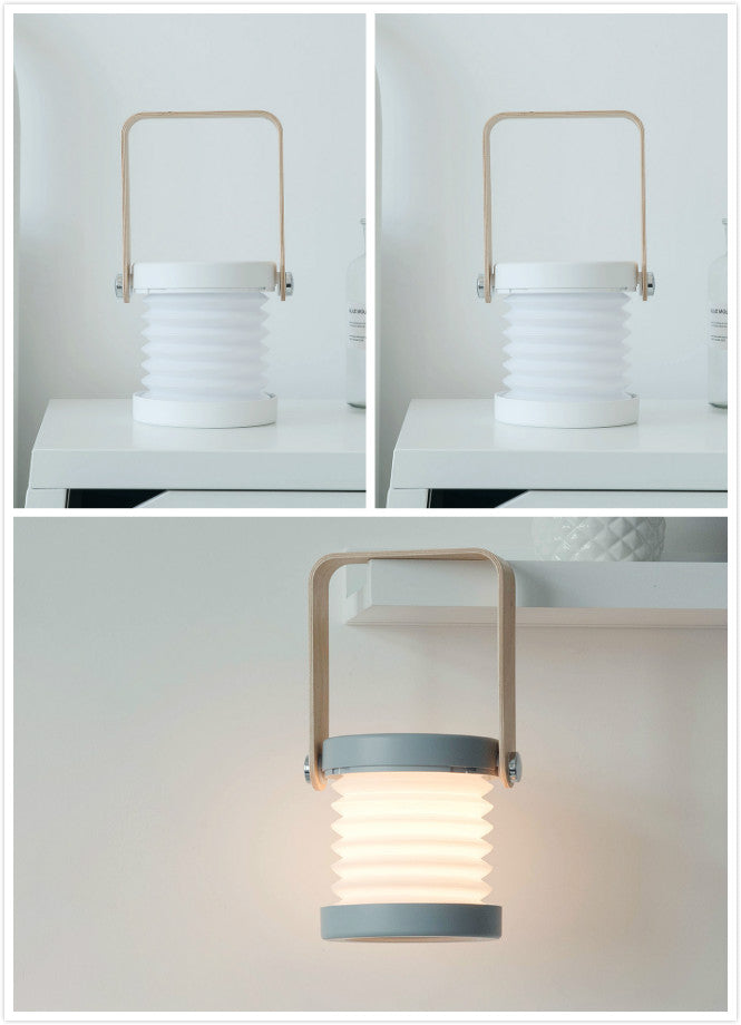 Foldable Touch Dimmable LED Lantern – USB Rechargeable Night Light