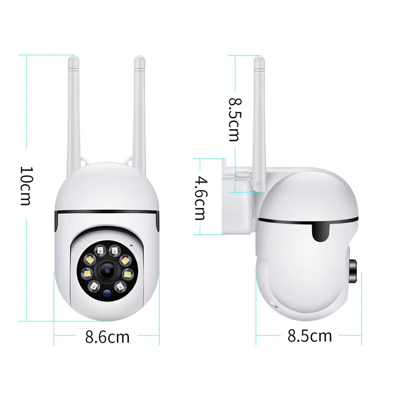 1080P WiFi Indoor PTZ Security Camera – Night Vision 2.4GHz