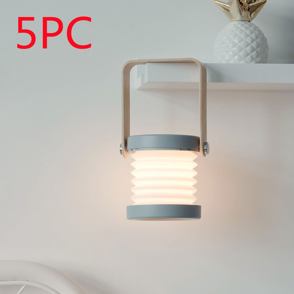 Foldable Touch Dimmable LED Lantern – USB Rechargeable Night Light