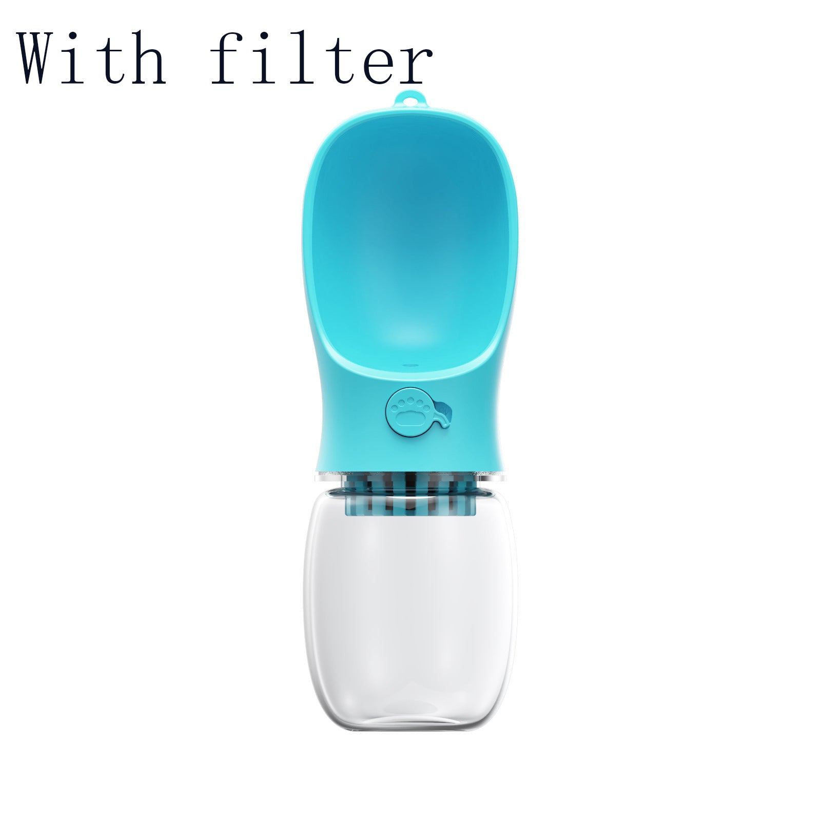Portable Pet Water Bottle – 350ml & 550ml, One-Touch Leak-Proof Design