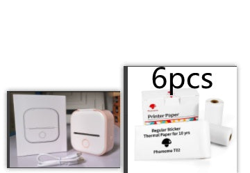 Portable Mini Thermal Label & Photo Printer – Bluetooth, No Ink Required