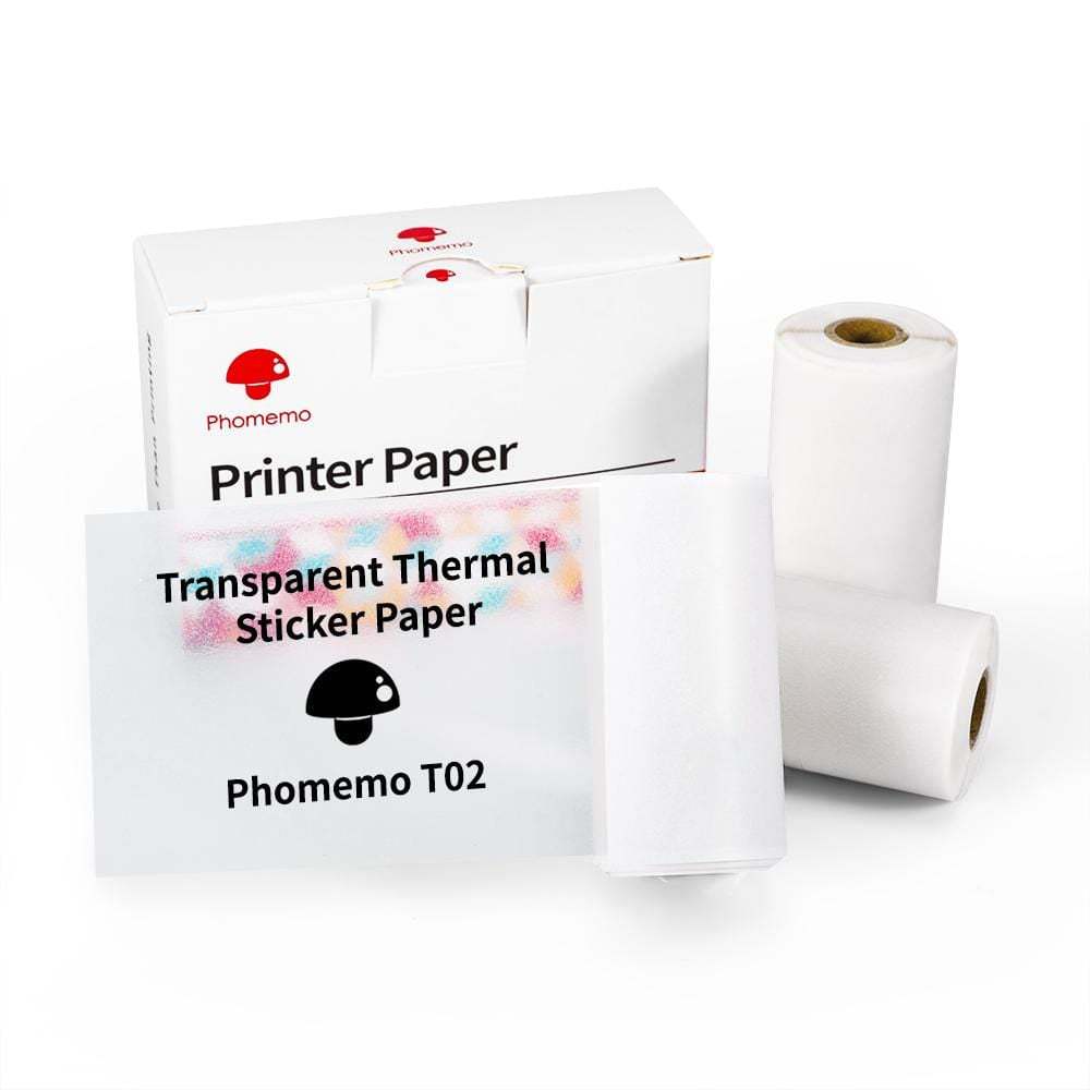 Portable Mini Thermal Label & Photo Printer – Bluetooth, No Ink Required