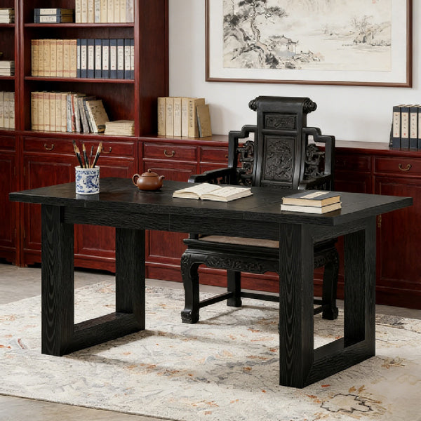 Industrial Multipurpose Office Desk – Wooden Base