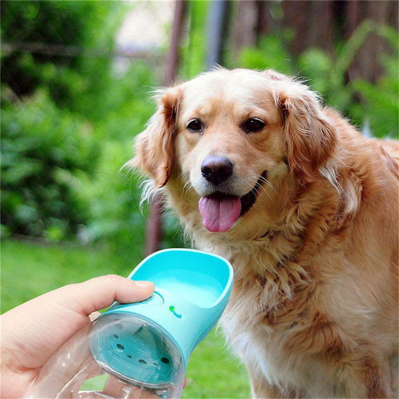 Portable Pet Water Bottle – 350ml & 550ml, One-Touch Leak-Proof Design