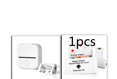 Portable Mini Thermal Label & Photo Printer – Bluetooth, No Ink Required