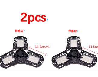 Deformable LED Garage Ceiling Light – 60W, 6000 Lumens, IP65 Waterproof