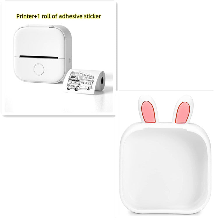 Portable Mini Thermal Label & Photo Printer – Bluetooth, No Ink Required