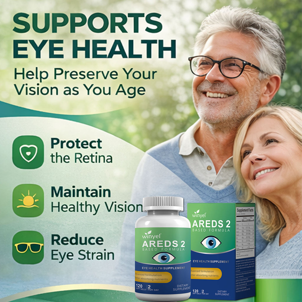AREDS 2 Eye Vitamin And Mineral Supplement 120 Softgels With Lutein Vitamin C Zeaxanthin Zinc And Vitamin E For Healthy Vision Healthcare Fitness Dietary Bathroom