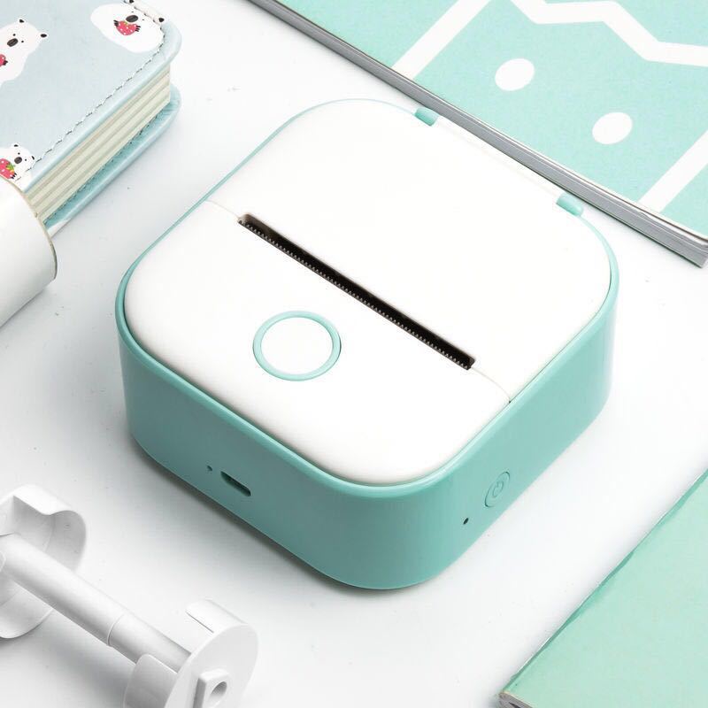 Portable Mini Thermal Label & Photo Printer – Bluetooth, No Ink Required