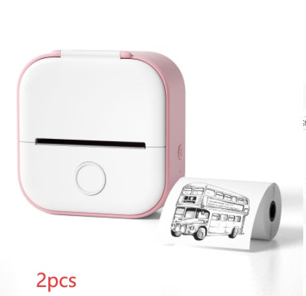 Portable Mini Thermal Label & Photo Printer – Bluetooth, No Ink Required